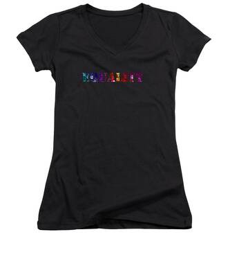 Political Movement Women's V-Neck T-Shirts