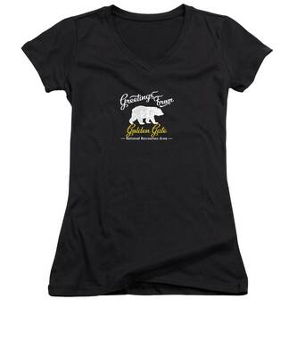 Golden Gate Park Women's V-Neck T-Shirts