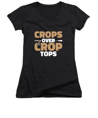 Riding Crop Women's V-Neck T-Shirts