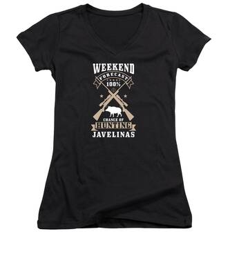 Javelina Women's V-Neck T-Shirts