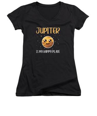 Jupiter Women's V-Neck T-Shirts