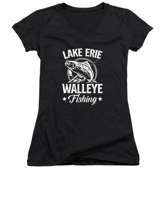 Lake Erie Women's V-Neck T-Shirts