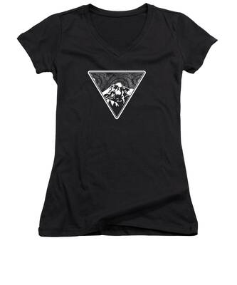 Midnight Women's V-Neck T-Shirts