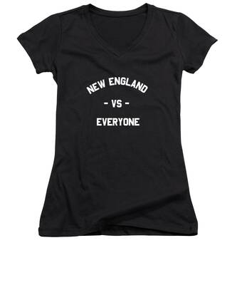New England Women's V-Neck T-Shirts