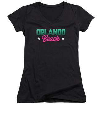 Orlando Women's V-Neck T-Shirts