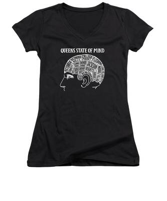 New York State Of Mind Women's V-Neck T-Shirts