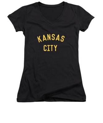Kansas City Missouri Women's V-Neck T-Shirts