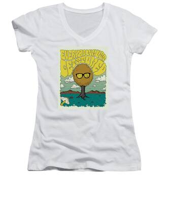 Bob Dylan Women's V-Neck T-Shirts