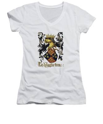 Book Of Arms Women's V-Neck T-Shirts