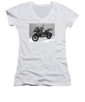 Bmw Motorcycles Women's V-Neck T-Shirts