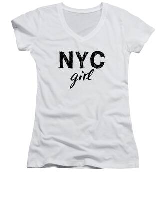 City Girl Women's V-Neck T-Shirts
