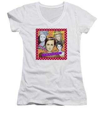 Coco Rocha Women's V-Neck T-Shirts
