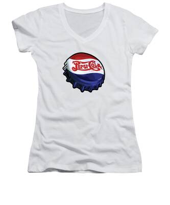 Bottle Caps Women's V-Neck T-Shirts