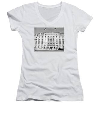 Original Yankee Stadium Women's V-Neck T-Shirts