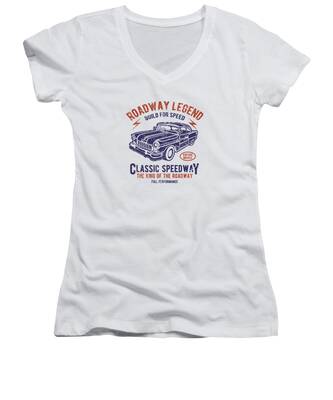 Roadway Women's V-Neck T-Shirts