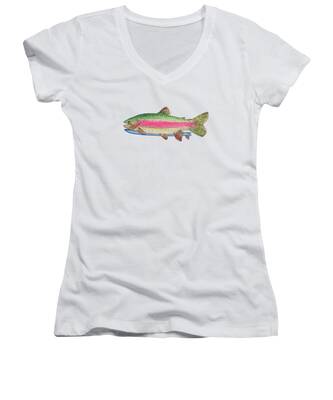 Fresh Water Fish Women's V-Neck T-Shirts