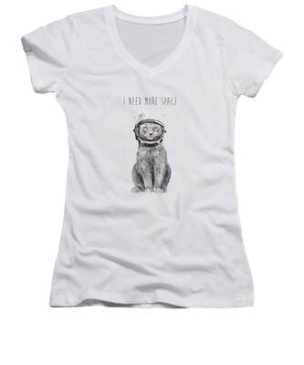Kittens Women's V-Neck T-Shirts
