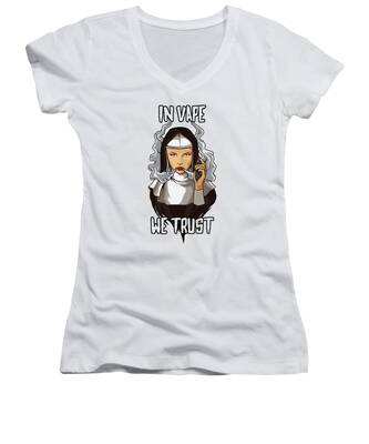 In God We Trust Women's V-Neck T-Shirts