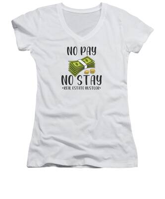 Real Estate Women's V-Neck T-Shirts