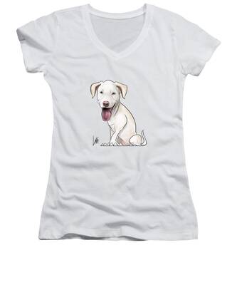 Labrador Retriever Women's V-Neck T-Shirts