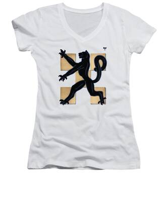University Of Pittsburgh Women's V-Neck T-Shirts