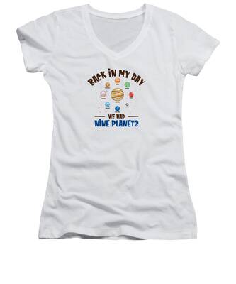 Earth Science Women's V-Neck T-Shirts