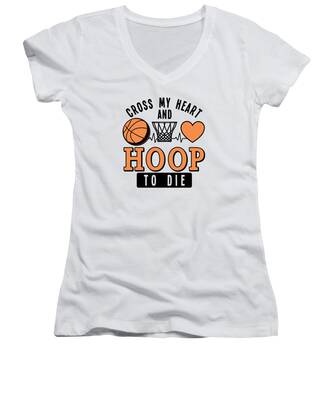 Hoops Women's V-Neck T-Shirts