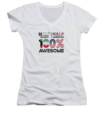 American Cities Women's V-Neck T-Shirts