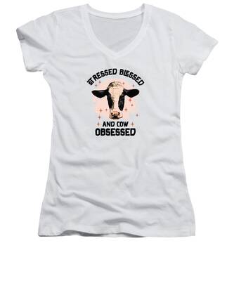 Dairy Women's V-Neck T-Shirts