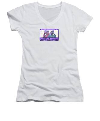 Rap Artist Women's V-Neck T-Shirts