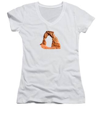 Delicate Arch Women's V-Neck T-Shirts