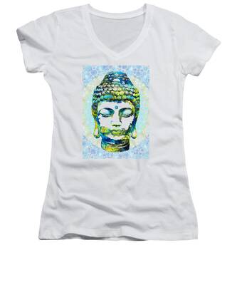 Asian Religion Women's V-Neck T-Shirts