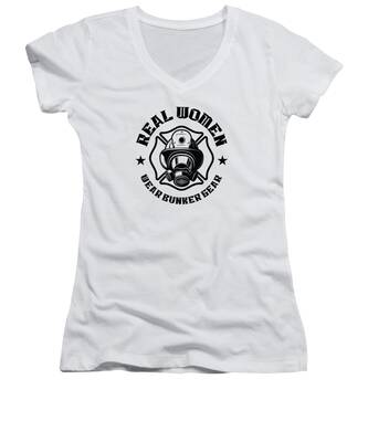Bunker Women's V-Neck T-Shirts