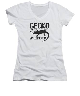 Leopard Gecko Women's V-Neck T-Shirts