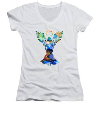 Blue Angel Women's V-Neck T-Shirts