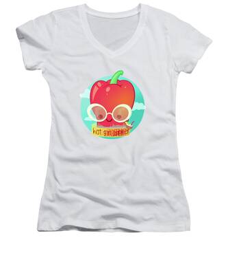 Pepper Women's V-Neck T-Shirts