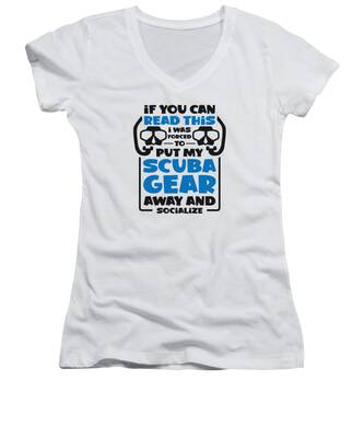 Water Can Women's V-Neck T-Shirts