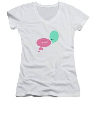 Thought Bubble Women's V-Neck T-Shirts