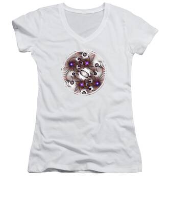 Kinetic Women's V-Neck T-Shirts