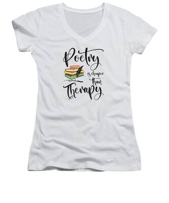 Poetry Women's V-Neck T-Shirts