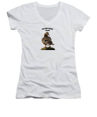 Ducks Unlimited Women's V-Neck T-Shirts