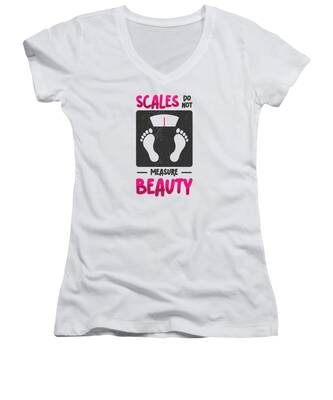 Scale Women's V-Neck T-Shirts