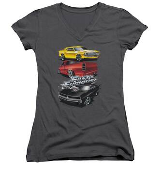Diesel Women's V-Neck T-Shirts