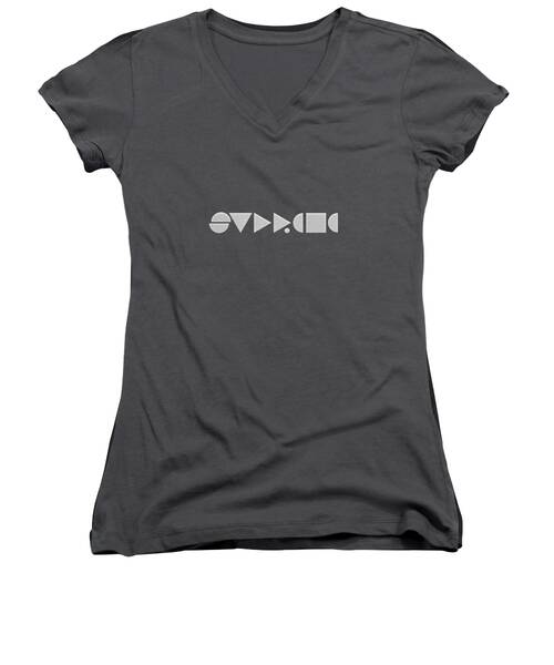 Abstract Women's V-Neck T-Shirts