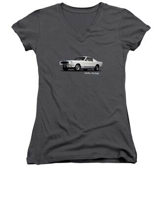 Shelby Mustang Women's V-Neck T-Shirts