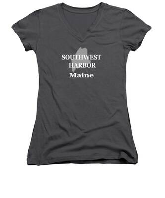 Southwest Harbor Women's V-Neck T-Shirts