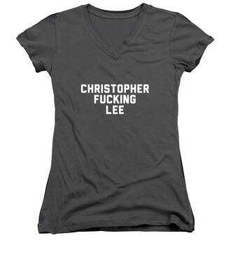 Christopher Lee Women's V-Neck T-Shirts