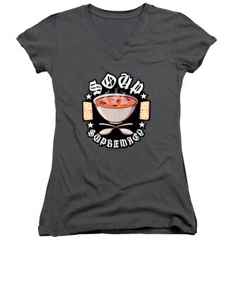 Cold Weather Women's V-Neck T-Shirts