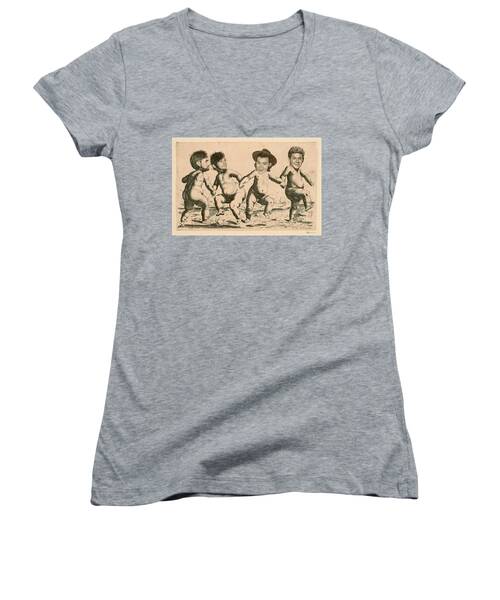 Celebrity Women's V-Neck T-Shirts