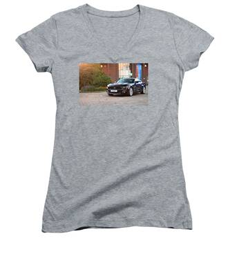 Ford Mustang Women's V-Neck T-Shirts